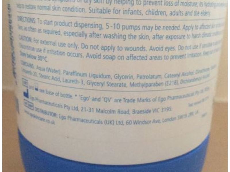 QV Dry Skin Conditions Cream, 500 g