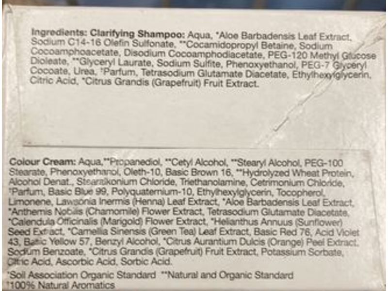 Tints Of Nature Henna Cream Semi-Permanent Hair Colour, Black, 2.4 fl oz/70 ml