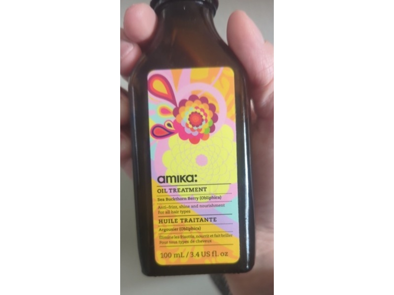Amika Oil Treatment, Sea Buckthorn Berry, 3.4 fl oz/100 mL