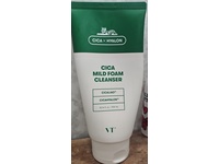 VT Cosmetics Cica Mild Foam Cleanser, 10.14 fl oz/300 mL - Image 3