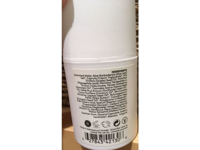 Schaf Moisturizer, Hemp Seed Oil, 1.7 oz/50 mL