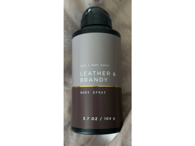 Bath & Body Works Body Spray, Leather & Brandy, 3.7 oz/104 g