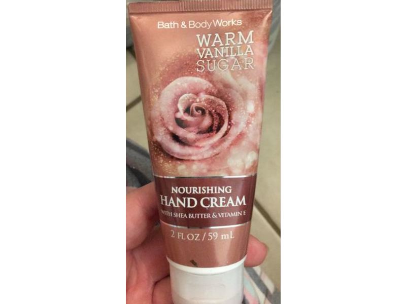 Bath & Body Works Nourishing Hand Cream, Warm Vanilla Sugar, 2 fl oz/59 mL