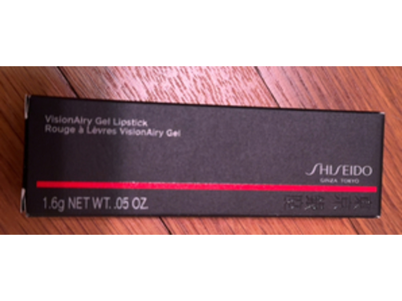 Shiseido Visionairy Gel Lipstick, 204 Scarlet Rush , 0.05 oz/1.6 g