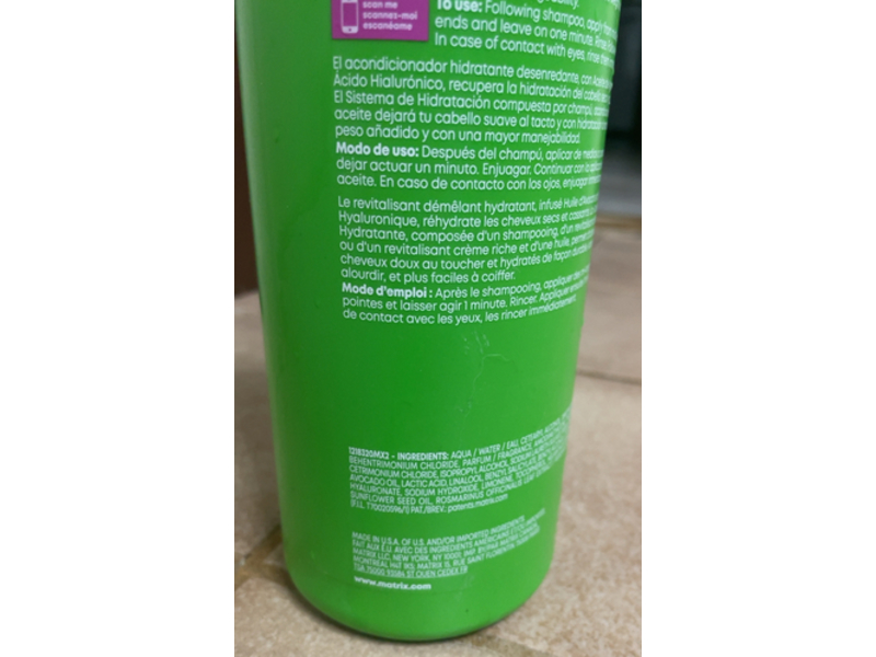 Matrix Food For Soft Conditioner, Avocado Oil + Hyaluronic acid, 32 fl oz/1000 mL