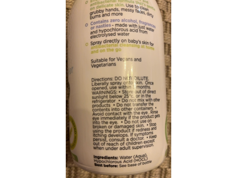 Vital Baby Hygiene Aquaint Cleansing Water, 500 mL