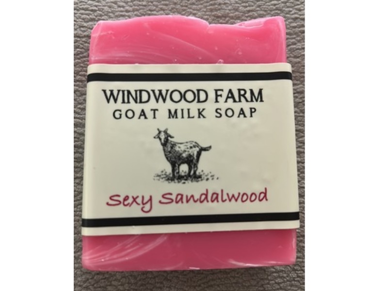 Windwood Farm Goat Milk Soap, Sexy Sandalwood, 100 g