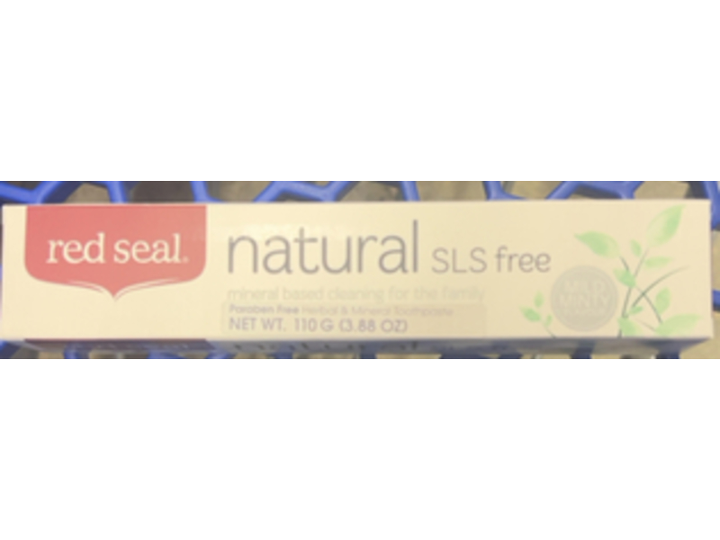Red Seal Natural Toothpaste, Mild Mint Flavor, 3.88 oz/110 g