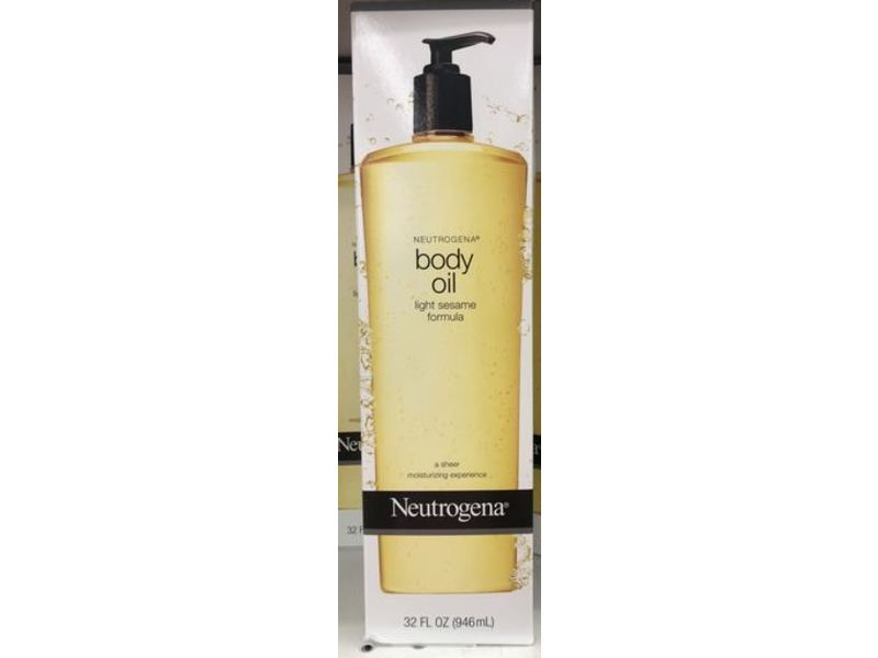 Neutrogena Body Oil, Light Sesame Formula, 32 fl oz/946 mL