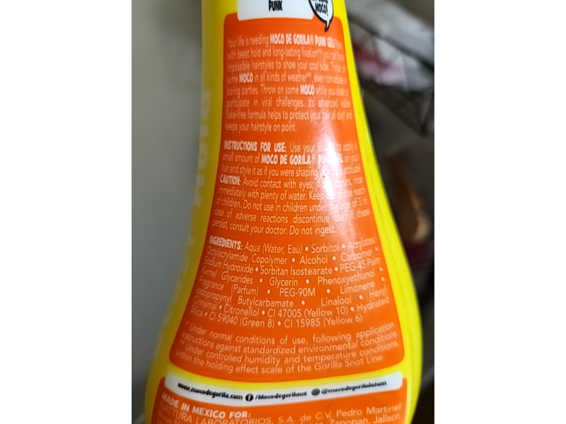 Moco De Gorila Snot Gel, Punk, 11.99 oz