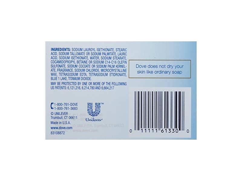 Dove Beauty Bar, Gentle Exfoliating, 4 oz