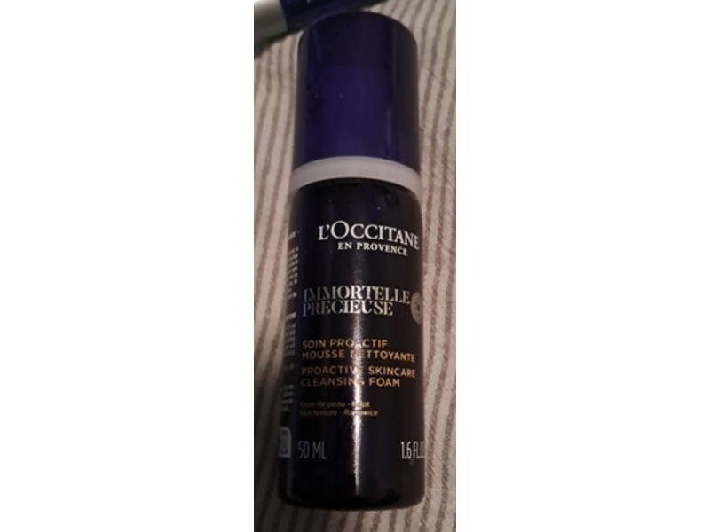 L’Occitane en Provence Immortelle Precious Cleansing Foam, 1.6 fl oz/50 mL