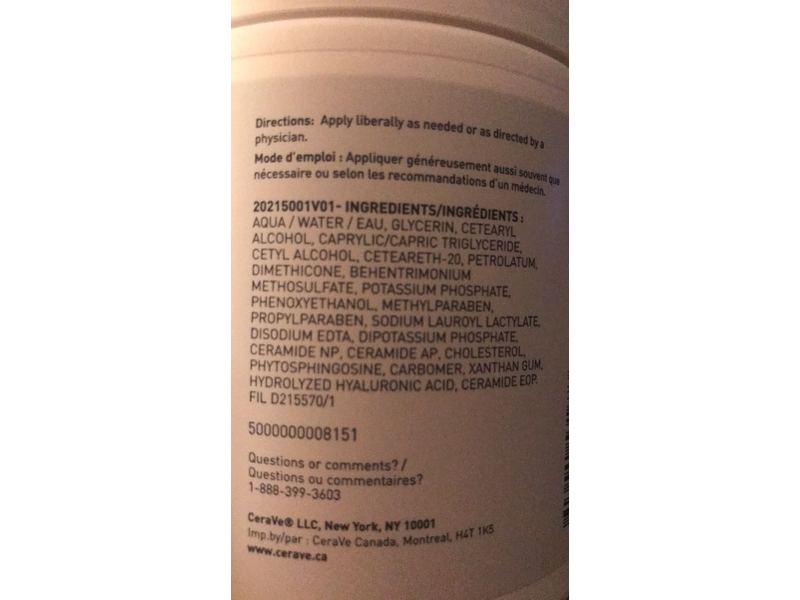 CeraVe Moisturizing Cream, Normal To Dry Skin, 539 g