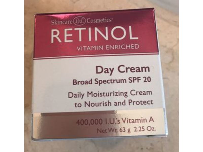 Skincare L de L Cosmetics Retinol Day Cream, SPF 20, 1.7 oz/48 g