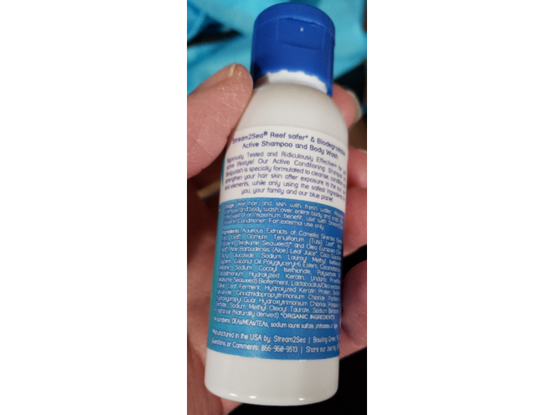 Stream2Sea Active Conditioning Shampoo & Bodywash, 1.7 fl oz/50 mL