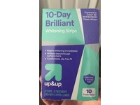 up&up 10-Day Brilliant Whitening Strips, 20 Count - thumbnail 2