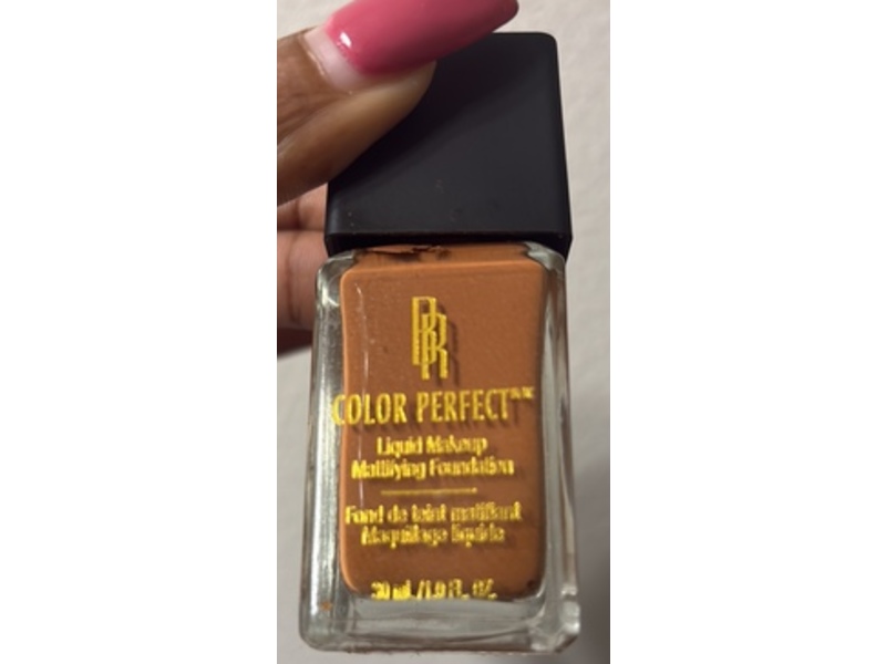 Black Radiance Color Perfect Liquid Makeup Foundation, Brownie, 1.0 fl oz/30 mL