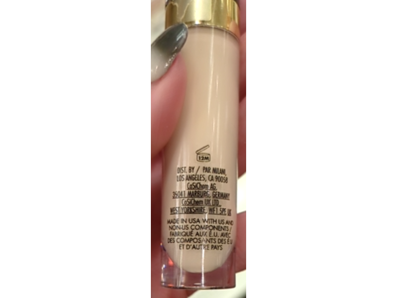 Milani Conceal + Perfect Longwear Concealer, 100 Pure Ivory, 0.17 fl oz/5 mL