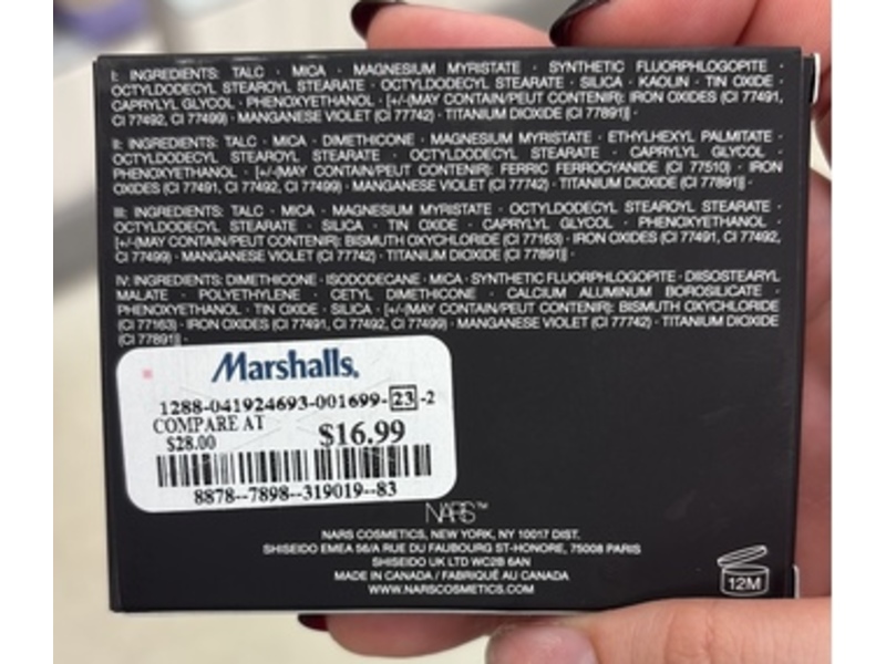 Nars Quad Eyeshadow, Kuala Lumpur, 0.03 oz/1.1 g