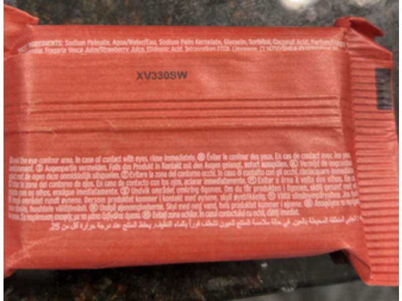 The Body Shop Soap, Strawberry, 3.5 oz/100 g