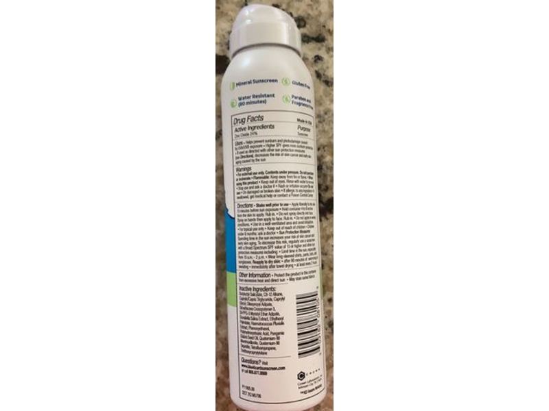 Blue Lizard Kids Mineral Continuous Spray Sunscreen, SPF50+, 5 fl oz/148 mL