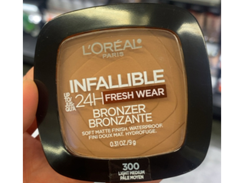 L’Oreal Paris Infallible Fresh Wear Bronzer, 300 Light Medium, 0.31 oz/9 g