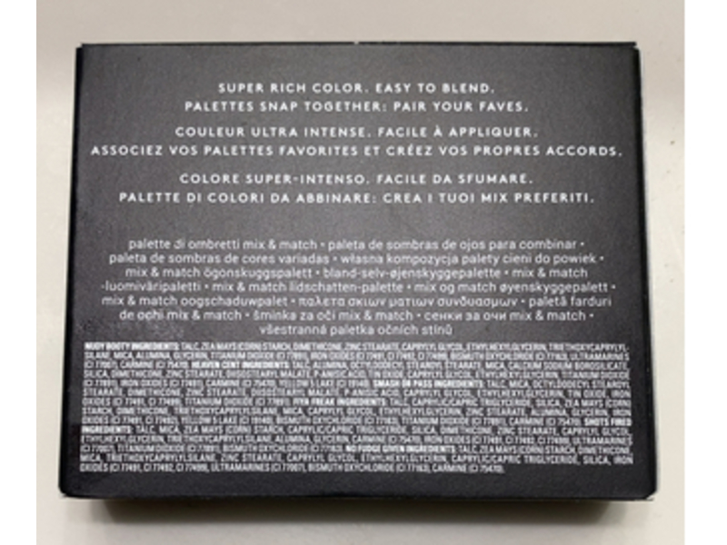 Fenty Beauty by Rihanna Snap Shadows Mix & Match Eyeshadow Palette, Deep Neutrals, 0.35 oz/ 1 g