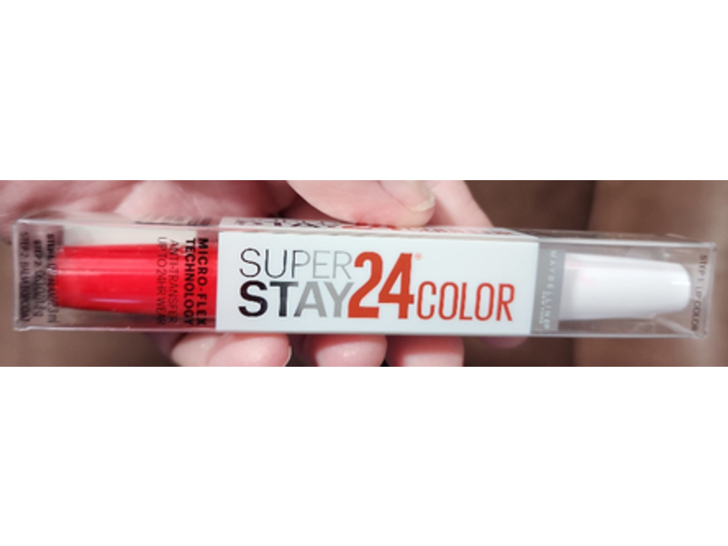 Maybelline New York Superstay 24 Liquid Lipstick, Steady Red-Y