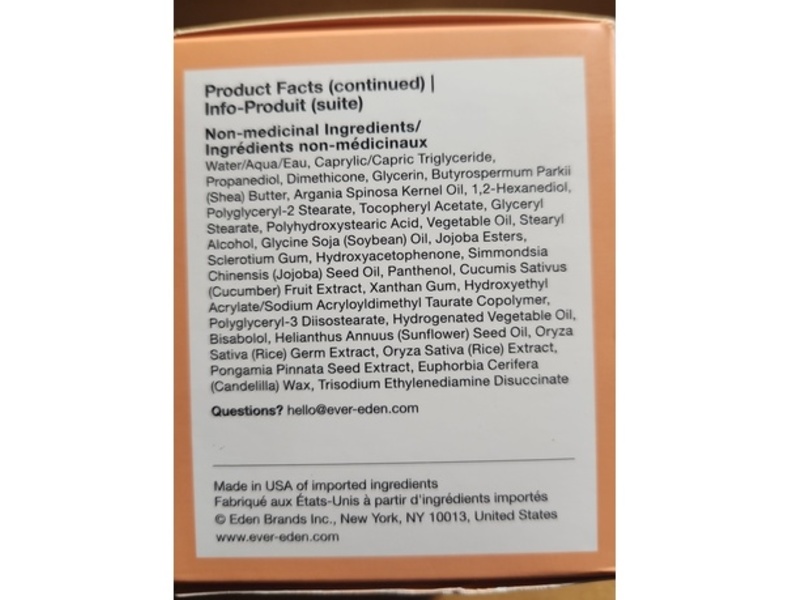 Evereden Kids Mineral Face Cream, SPF 20, Unscented, 1.7 fl oz/50 mL