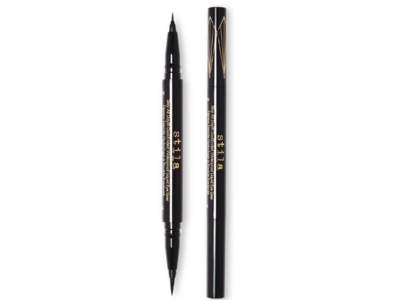 Stila Stay All Day Dual-Ended Liquid Eyeliner, Intense Black, 0.033 fl oz/1.00 mL