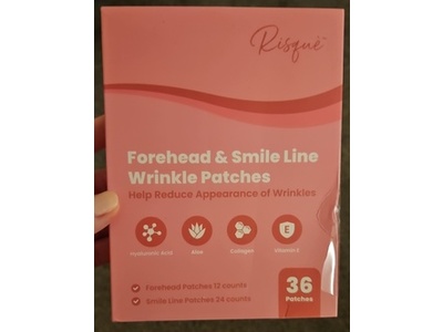Risque Forehead & Smile Line Wrinkle Patches, 36 Count