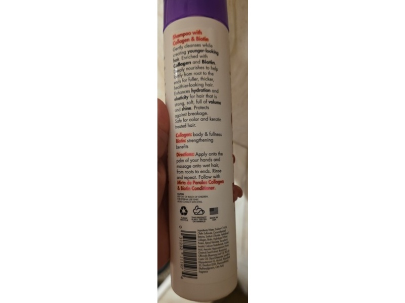 Mirta De Perales Revitalizing Protein & Vitamin Blend Hair Shampoo, Collagen & Biotin, 10 fl oz/295.7 mL