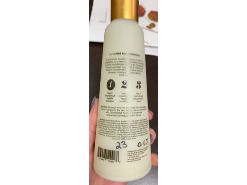 Grande Hair Peptide Shampoo, 8 fl oz/236 mL