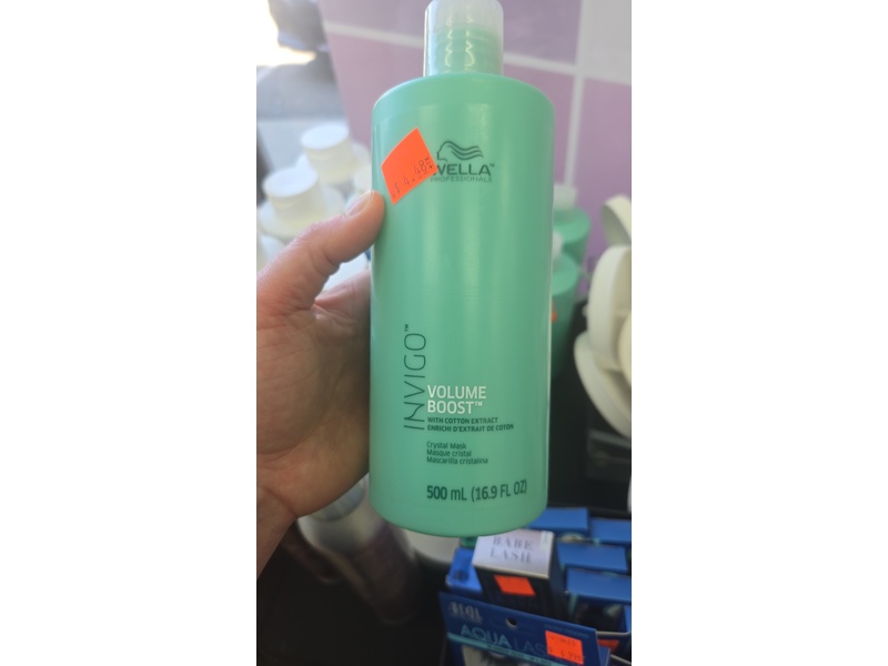 Wella Invigo Volume Boost Crystal Mask, 16.9 fl oz/500 mL