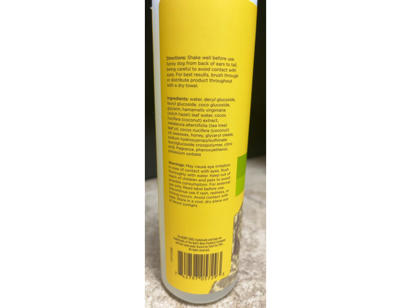 Burt's Bees Deodorizing Spray, Lemongrass & Sage, 10 fl oz/296 mL