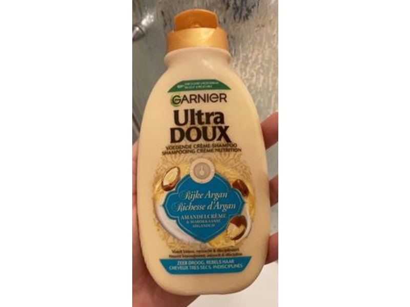 Garnier Ultra Doux Shampooing Creme Nutrition, Rijike Argan, 250 mL