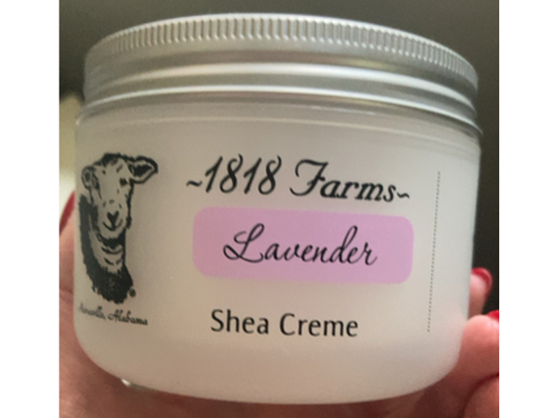 1818 Farms Shea Creme, Lavender, 8 fl oz/236 mL