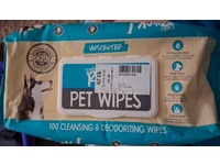 Dogs Rock! Cleansing & Deodorizing Pet Wipes, Unscented, 100 Count - thumbnail 2