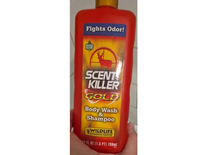 Wildlife Research Center Body Wash & Shampoo, Scent Killer Gold, 24 fl oz/709 mL
