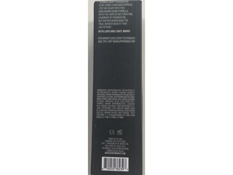 Makeup By Mario Liquid Face Foundation, 8N Light Medium, 1 fl oz/30 mL