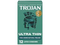 Trojan Ultra Thin Latex Lubricated Condoms, 12 Count - thumbnail 1