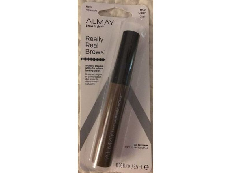 Almay Brow Styler Really Real Brows mascara, Clear, 0.29 fl oz / 8.5 mL
