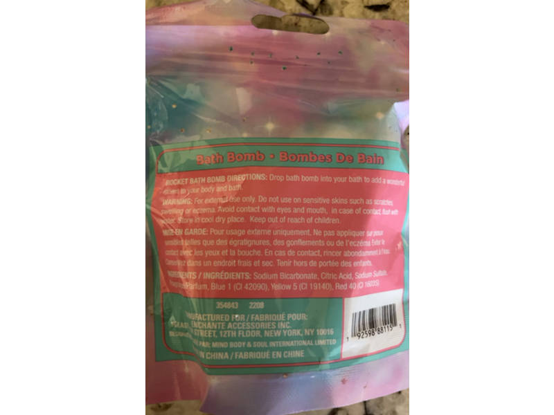 Body Raves Cream, Bath Bomb, Bombes De Bain Vanilla, 3.5 oz/100 g