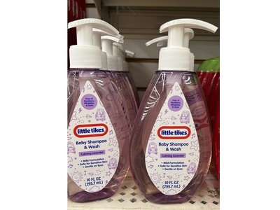Little Tikes Baby Shampoo & Wash, Calming Lavender, 10 fl oz/295.7 mL, Pack Of 2