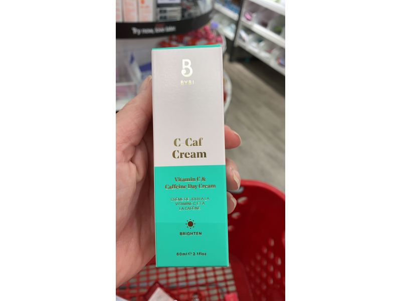 Bybi C-Caf Cream, Brighten, 2.1 fl oz/60 mL