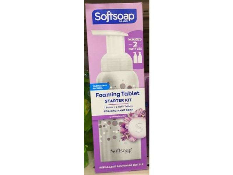 Softsoap Foaming Hand Soap Tablets Starter, Sparkling Lavender