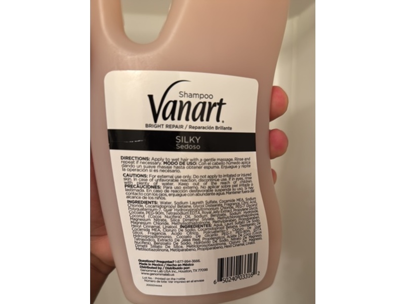 Vanart Bright Repair Shampoo, Coconut Oil & Royal Jelly, 25 fl oz/750 mL