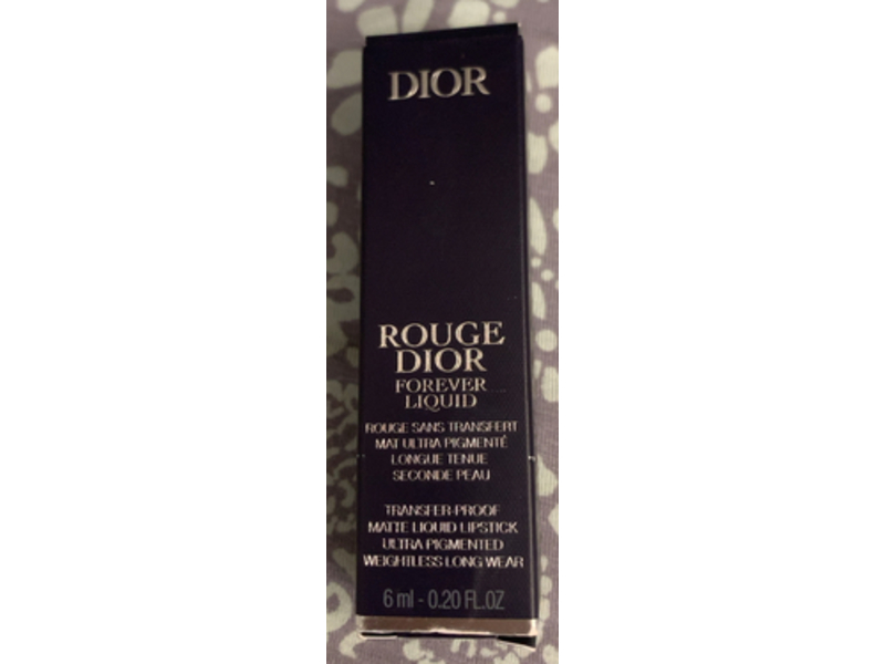 Dior Rouge Liquid Matte Lipstick, 300 Forever Nude Style, 0.20 fl oz/6 mL