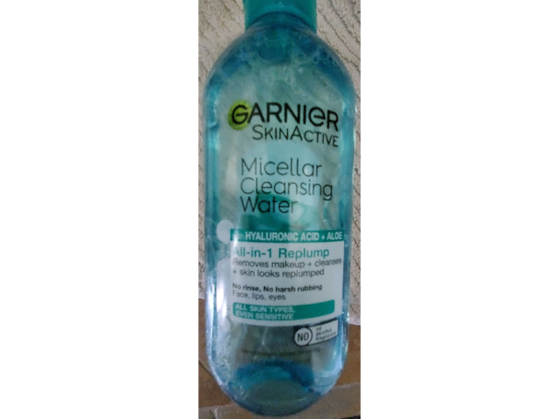 Garnier Micellar Cleansing Water, Hyaluronic Acid + Aloe, 13.5 fl oz