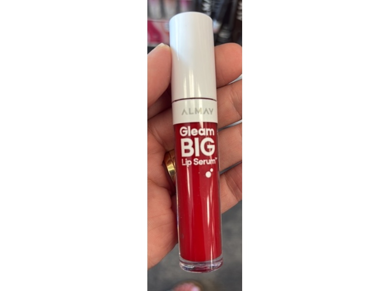 Almay Gleam Big Lip Serum, 600 Mon Cherry, 0.13 fl oz/3.8 mL